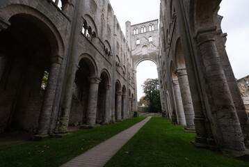 Abbey ruins of Jumièges, dating from the early first millennium and located in France.