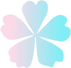 Naklejka premium Gradient Magic Flower 