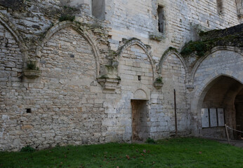 Abbey ruins of Chaalis, dating from the early first millennium and located in France.