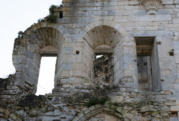 Abbey ruins of Chaalis, dating from the early first millennium and located in France.