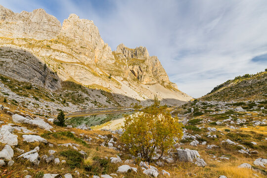 Hochtal Buni i Jezerces, Prokletije Berge, Albanien, Europa