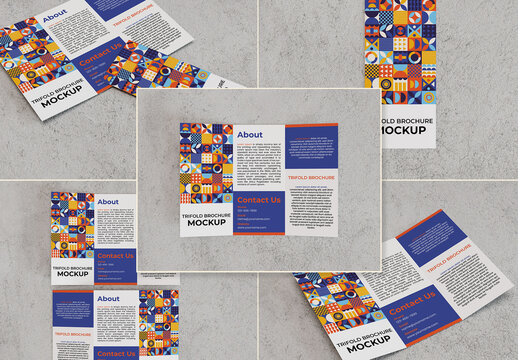 Trifold Brochure Mockup