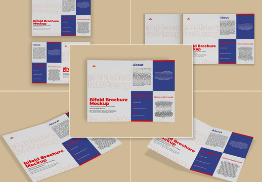 Bifold Brochure Mockup