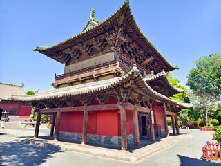 Obraz premium Chongfu Temple, Shuozhou, Shanxi, China