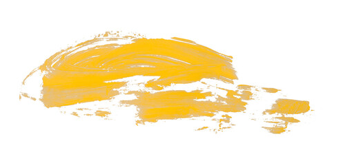 Yellow brush strokes