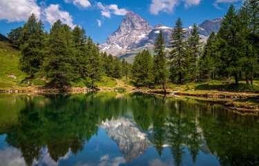 lake in the mountains