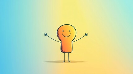 silhouette of a person with an idea