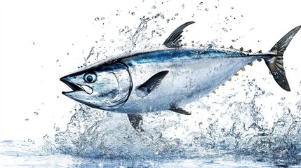 Obraz premium A captivating visualization of a tuna fish.