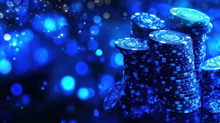 Artistic interpretation of casino vibes with an abstract twist.