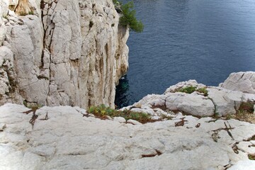 rock in the sea