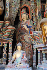 Fototapeta premium Chongfu Temple, Shuozhou, Shanxi, China