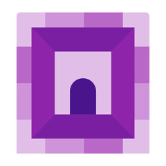 Fototapeta premium Hallway Vector Flat Icon Design
