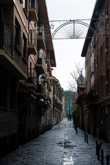 Beautiful streets of Vitoria, Capital of the Basque Country