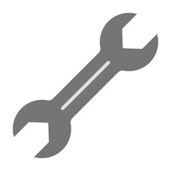 Wrench Vector Flat Icon Design Design
