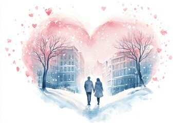 winter in the city for cupple