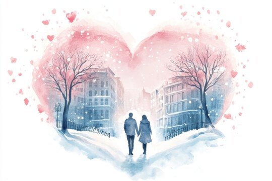winter in the city for cupple