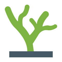 Obraz premium Coral Reef Vector Flat Icon Design Design