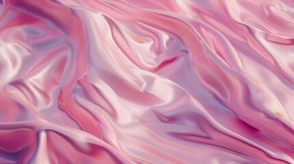 Obraz premium A delicate pastel pink silky surface, draping elegantly with a subtle sheen.