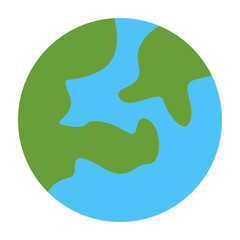 Earth Vector Flat Icon Design Design