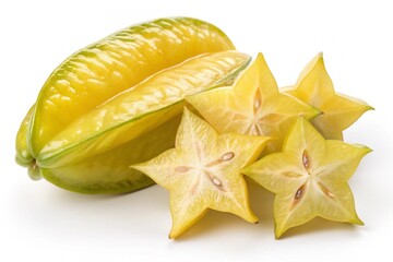 Fototapeta premium Fruit and vegetables, food isolated on white background
