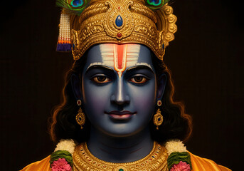 a Hindu god Vishnu