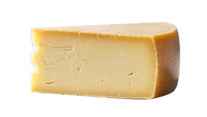 A slice of delicious cheese is on transparent background png image