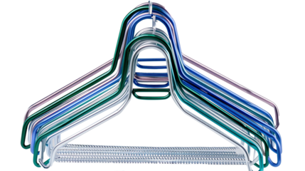 Clothes Hanger isolated on transparent background, PNG