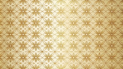 Elegant Golden Floral Pattern Background Design for Wedding Invitations and Decorative Projects