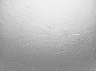 White plaster stucco wall background cement textured surface.Blank light banner wallpaper.Paper fresco texture backdrop.Concrete frame template.Presentation.Page.Card template.Space for text,logo.