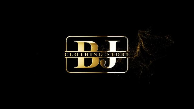 BJ Logo, BJ Logo Animation Video For Your Clothing Store