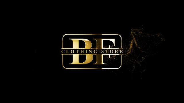 BF Clothing Logo, BF Logo Animation Video For Your Clothing Store