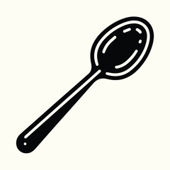 Stylish Spoon Silhouette Set for Kitchen, Cooking, and Restaurant-Themed Projects