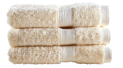 Towel isolated on transparent background, PNG