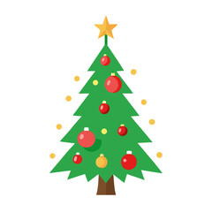 Fototapeta premium Christmas Tree Clip Art