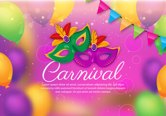 Carnival editable text effect in modern trend style