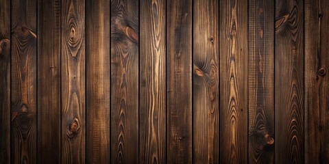 Fototapeta premium Dark Brown Wood Planks Background Texture A Rich and Detailed Image Perfect for Design Projects