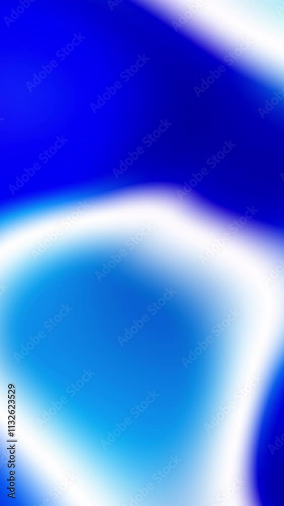 Poster Seamless colorful abstract blurred background with light sparkles for loop playback. Motion animation on abstract vertical background