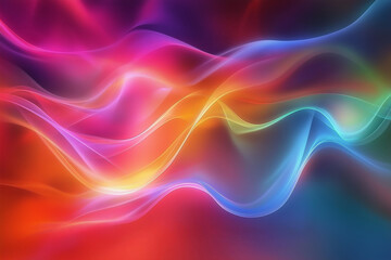 Obraz premium a background screen of a soft image with a combination of red, green and blue colors