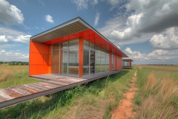 Obraz premium Exploring the benefits and features of energy efficient homes for sustainable living solutions