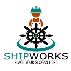 logo person shipworks place your slogan here © onis