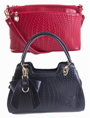 red bag isolated