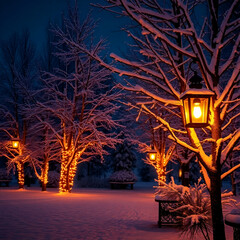 lantern in the park