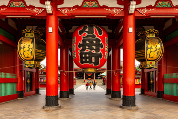 Hozomon gate of Senso-ji temple in Asakusa, Tokyo, Japan
