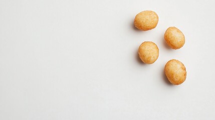Fototapeta premium Croquetas showing creamy interior and crispy exterior.