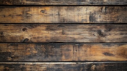 Obraz premium Dark brown wooden wall background with the texture