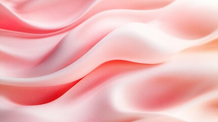 Obraz premium Soft pink satin fabric with flowing folds and texture.