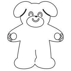 Outline of puppy png for kid colouring book, art, painting, animal, tattoo, pet shop, vet, dog cartoon, character, comic, mascot, cute patch, brooch, adopt and rescue pet, foster home, shelter, shape	