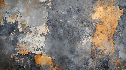 Dark gray concrete wall background rough texture