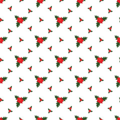 Fototapeta premium Christmas Season Celebration Seamless Vector Pattern Design