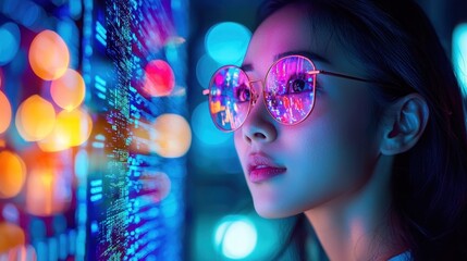 Close-up of Marketers Analyzing Consumer Behavior Trends and Discussing Branding Strategies on Interactive Graphs